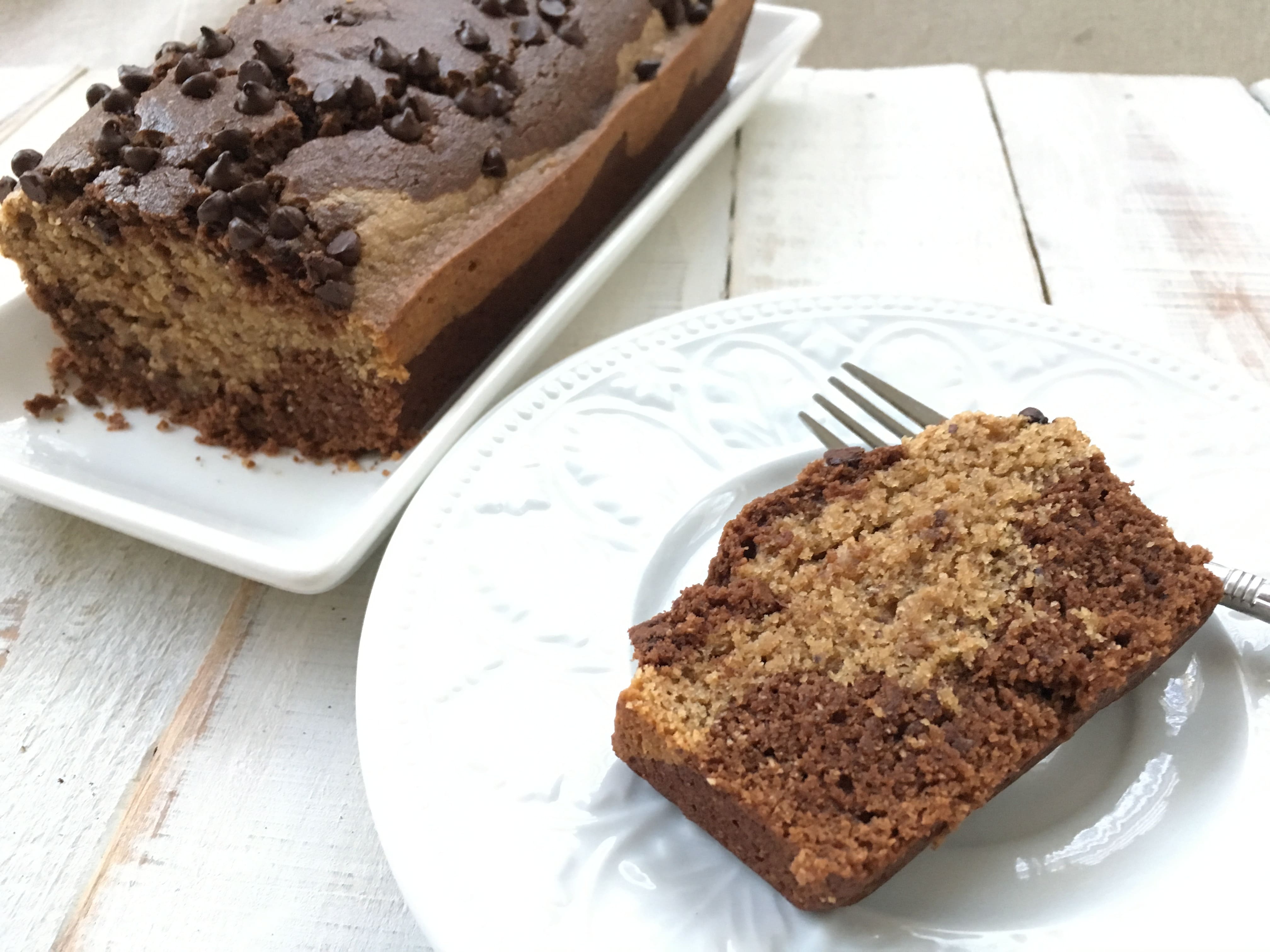 Peanut Butter and Chocolate Banana Bread Recipe