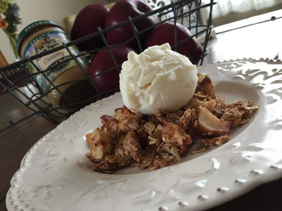Peanut Butter Apple Crisp