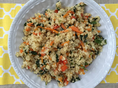 Quinoa Bowl with Peanut Sauce