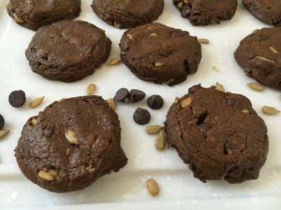 Double Chocolate Sunflower Cookies