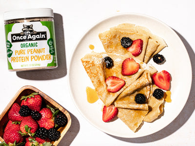 High Protein Crepes with Berries