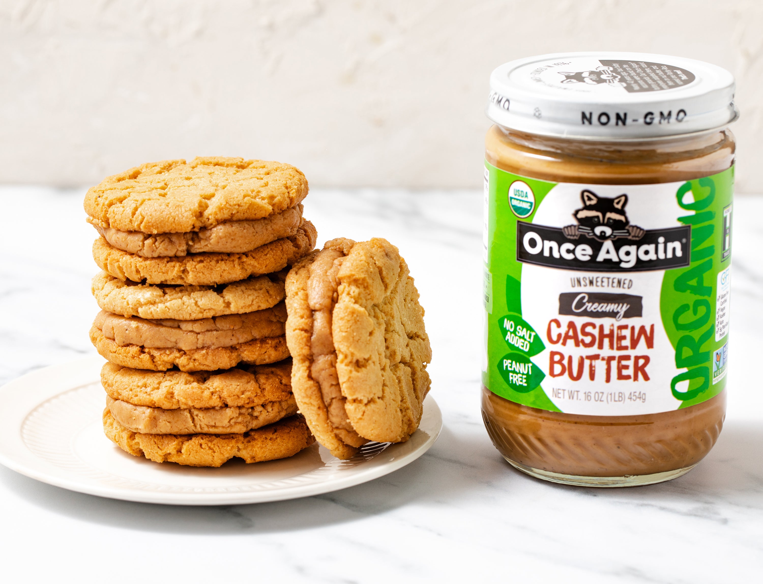 Cashew Delights Sandwich Cookies