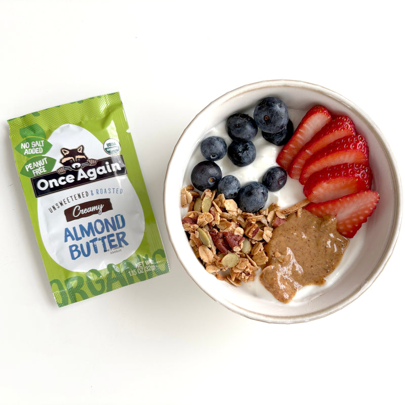 Once Again Almond Butter 1.15oz Squeeze Pack / Box of 10 Almond Butter Squeeze Packs - Roasted, 10 Count