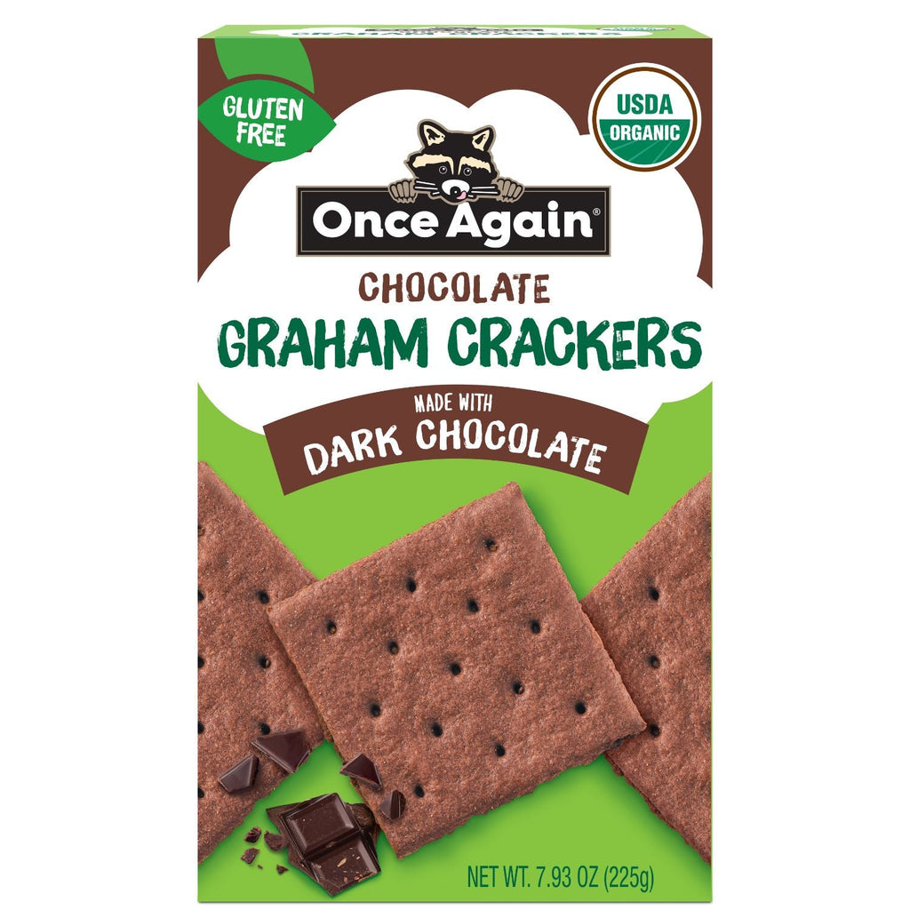 Organic Dark Chocolate Graham Crackers | Once Again | Gluten-Free